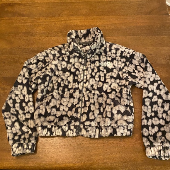 North Face Youth Leopard Fleece Jacket - Picture 1 of 4